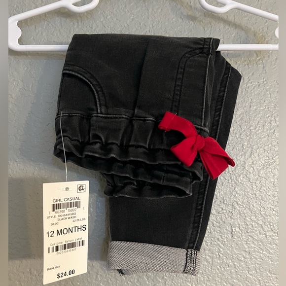 Black Denim with Cheetah Set - Picture 4 of 4